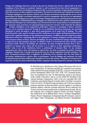 Strategic Intelligence, Strategic Information Systems and Performance Of The Insurance Industry In Kenya - Image 2