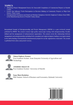 Theory and Practice of Global Entrepreneurship.