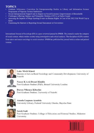 Social Entrepreneurship