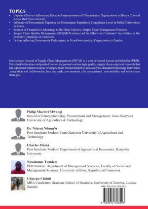 Determinants of Procurements Performance