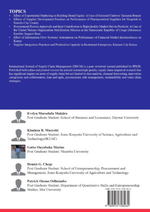 Supply Chain Benchmarking