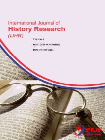 International Journal of History Research (IJHR) Vol 3 No 1(2023)