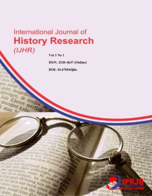 International Journal of History Research (IJHR) Vol 3 No 1(2023)