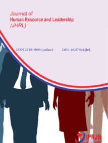Journal of Human Resource and Leadership Vol 3 No 4(2018)