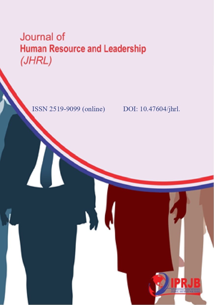 Journal Of Human Resource And Leadership Vol 3 No 4(2018 ...