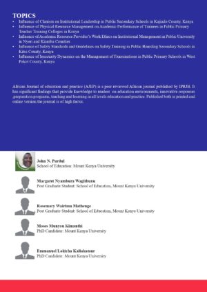 Dynamics in Educational Institutions - Image 2