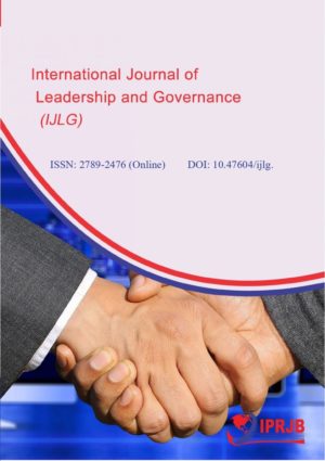 International Journal of Leadership and Governance (IJLG) Vol 3 No 2 (2023)