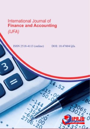 International Journal of Finance and Accounting (IJFA)Vol 2 No 1 (2017)