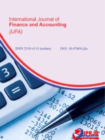 International Journal of Finance and Accounting (IJFA) Vol 1 No 1 (2016)1