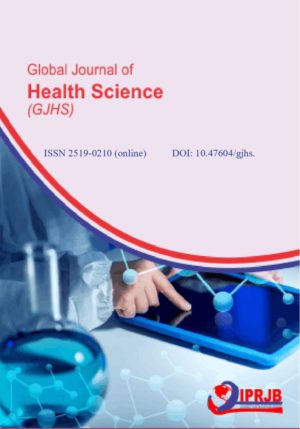Global Journal of Health Sciences (GJHS) Vol 8 No 2 (2023)