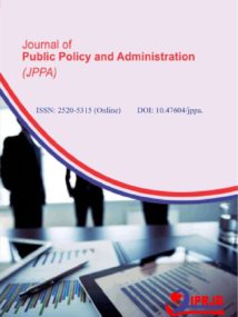 Journal of Public Policy and Administration (JPPA) Vol 4 No 1 (2019)