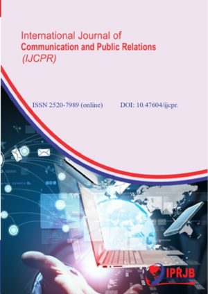 International Journal of Communication and Public Relations (IJCPR) Vol 8 No 4 (2023)