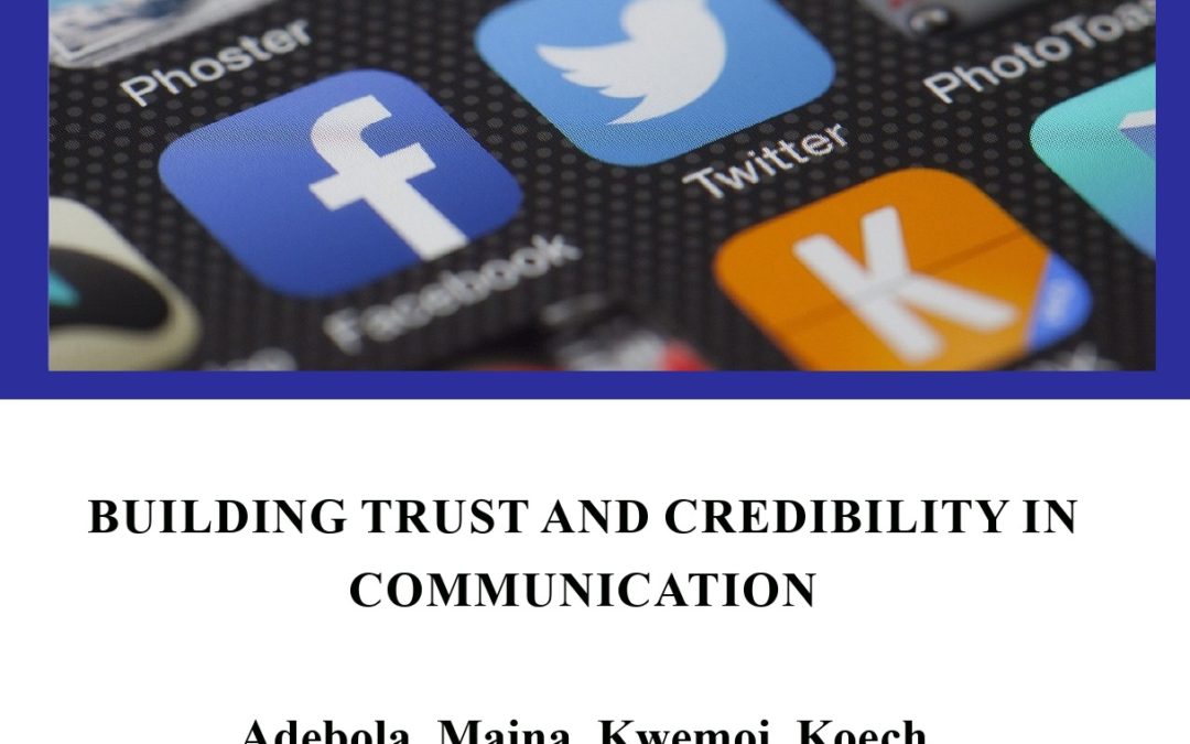 Building Trust and Credibility in Communication
