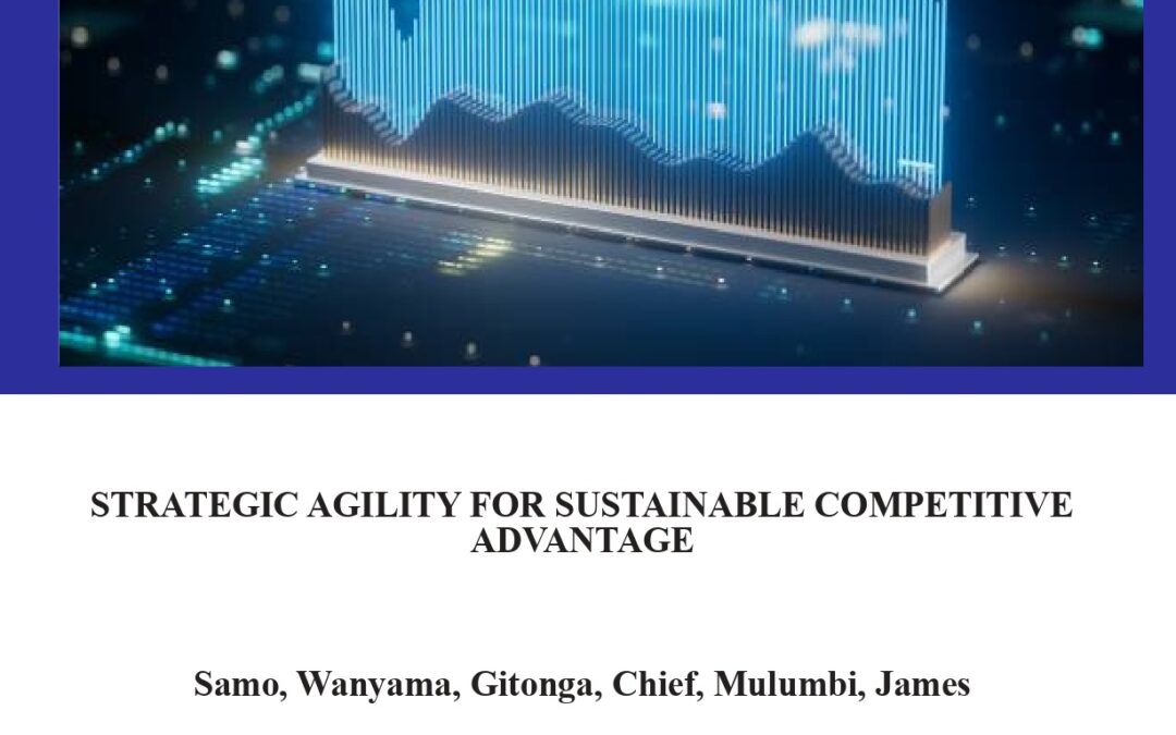 Strategic Agility for Sustainable Competitive Advantage