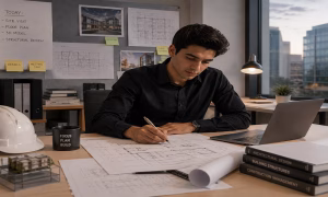 Architecture and construction researcher preparing a manuscript for submission to IPR Journals and Books
